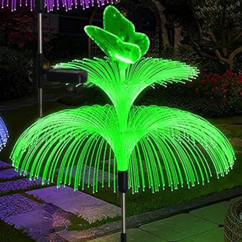 Solar Pathway Lights Outdoor Garden Jellyfish Decor Lawn Lights Solar Power Waterproof Yard Walkway Patio Decor Flowers Lamp