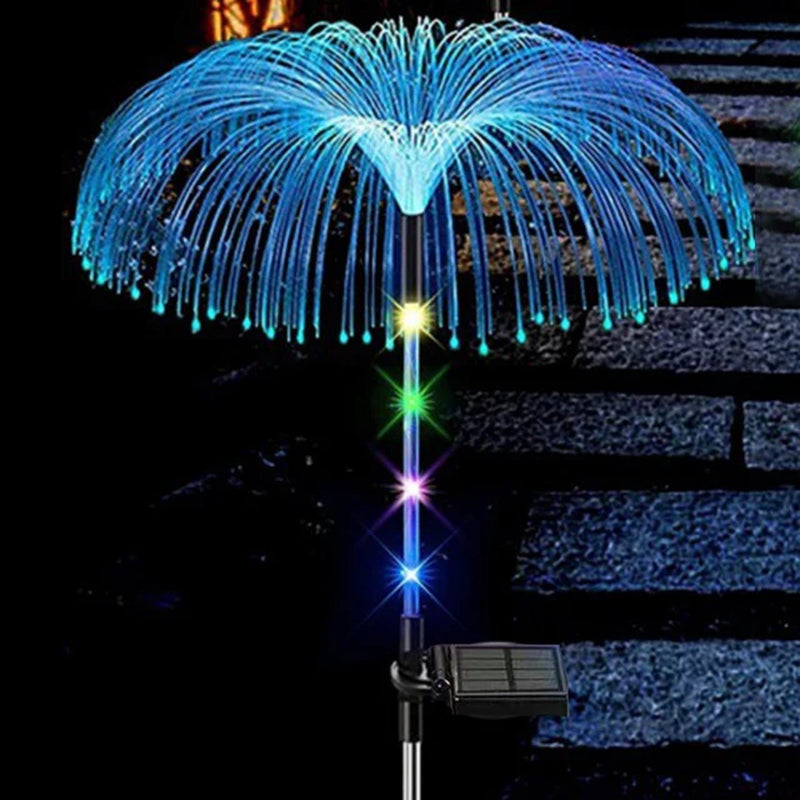 Solar Pathway Lights Outdoor Garden Jellyfish Decor Lawn Lights Solar Power Waterproof Yard Walkway Patio Decor Flowers Lamp