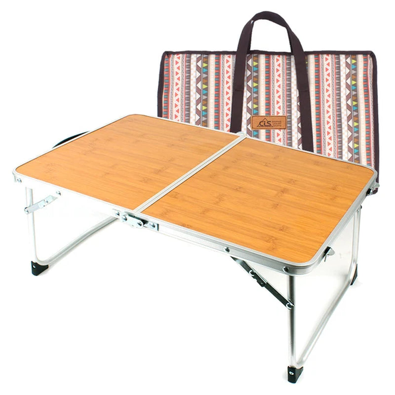 Camping Folding Table Lightweight Portable Aluminum Desk with Carry Bag Outdoor Travelling Beach Picnic Fishing Garden