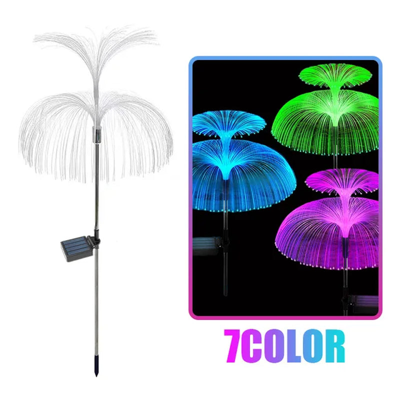 Solar Pathway Lights Outdoor Garden Jellyfish Decor Lawn Lights Solar Power Waterproof Yard Walkway Patio Decor Flowers Lamp