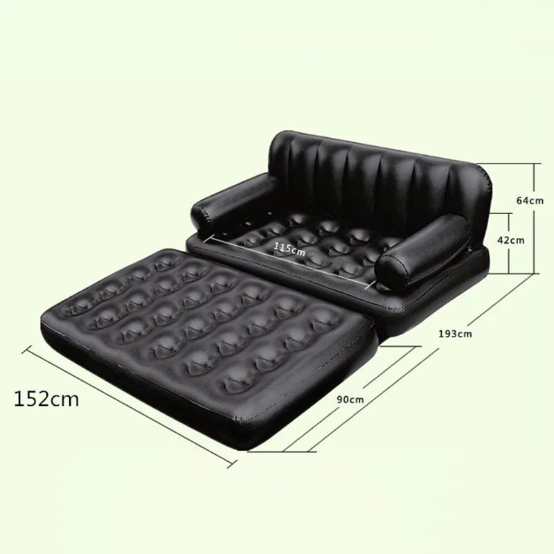 Multipurpose Folding Chair Inflatable Sofa Bed Double Lounges Chaise Sofa Sets Living Room Furniture Office Relaxing Chair Home