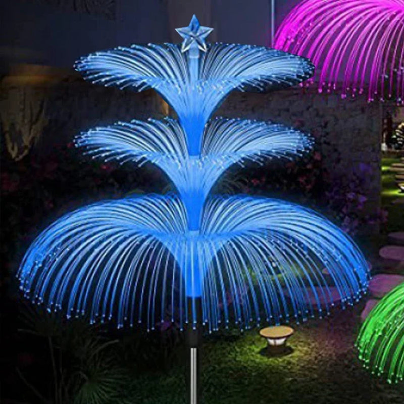 Solar Pathway Lights Outdoor Garden Jellyfish Decor Lawn Lights Solar Power Waterproof Yard Walkway Patio Decor Flowers Lamp