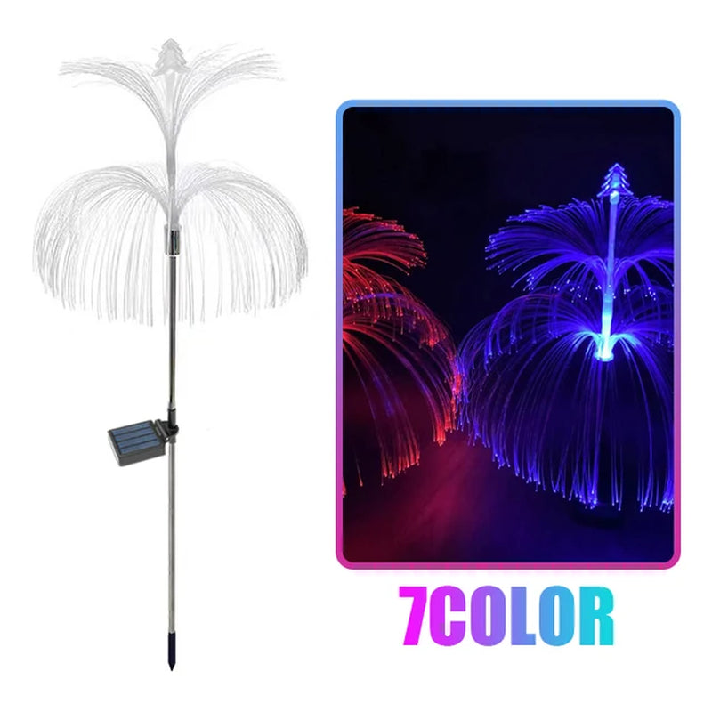 Solar Pathway Lights Outdoor Garden Jellyfish Decor Lawn Lights Solar Power Waterproof Yard Walkway Patio Decor Flowers Lamp