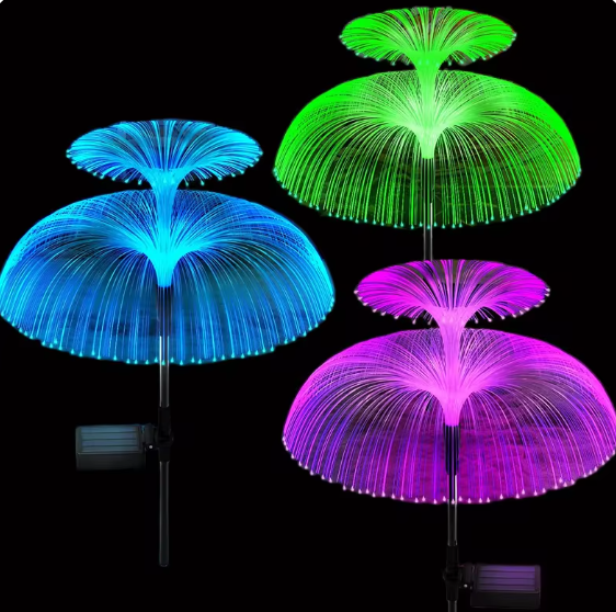 Solar Pathway Lights Outdoor Garden Jellyfish Decor Lawn Lights Solar Power Waterproof Yard Walkway Patio Decor Flowers Lamp