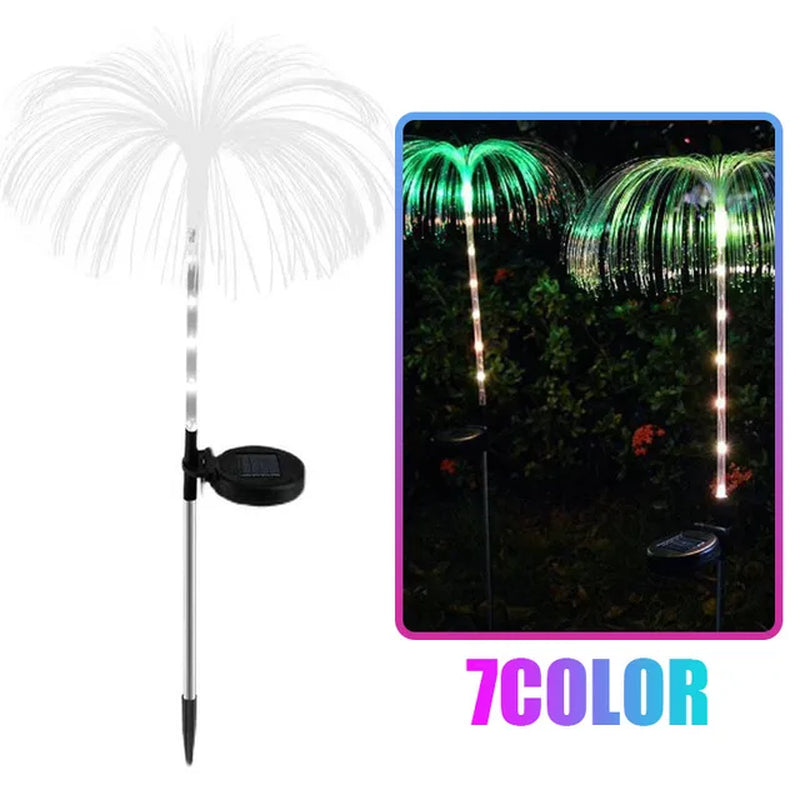 Solar Pathway Lights Outdoor Garden Jellyfish Decor Lawn Lights Solar Power Waterproof Yard Walkway Patio Decor Flowers Lamp