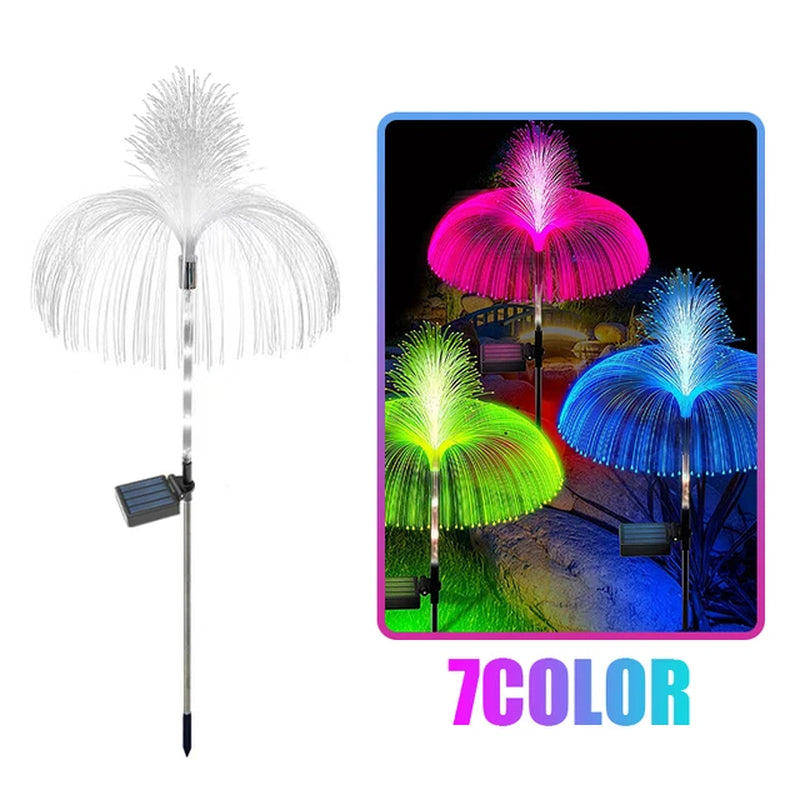 Solar Pathway Lights Outdoor Garden Jellyfish Decor Lawn Lights Solar Power Waterproof Yard Walkway Patio Decor Flowers Lamp