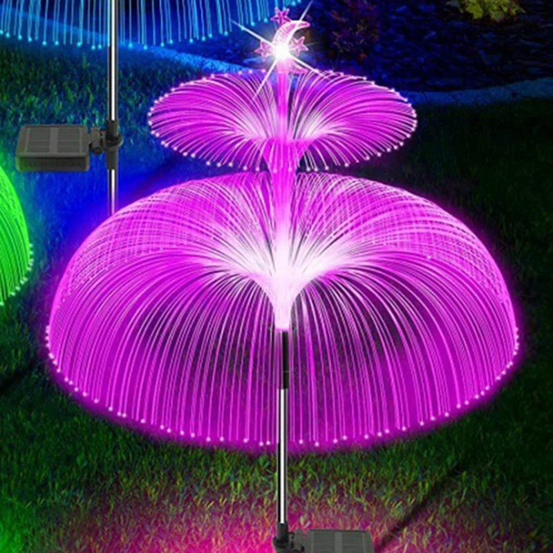 Solar Pathway Lights Outdoor Garden Jellyfish Decor Lawn Lights Solar Power Waterproof Yard Walkway Patio Decor Flowers Lamp